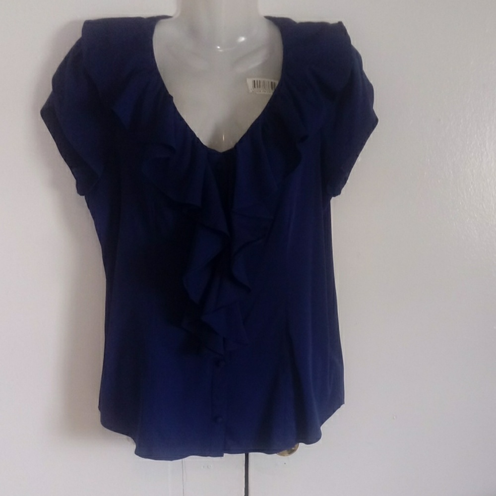 Banana Republic blue blouse